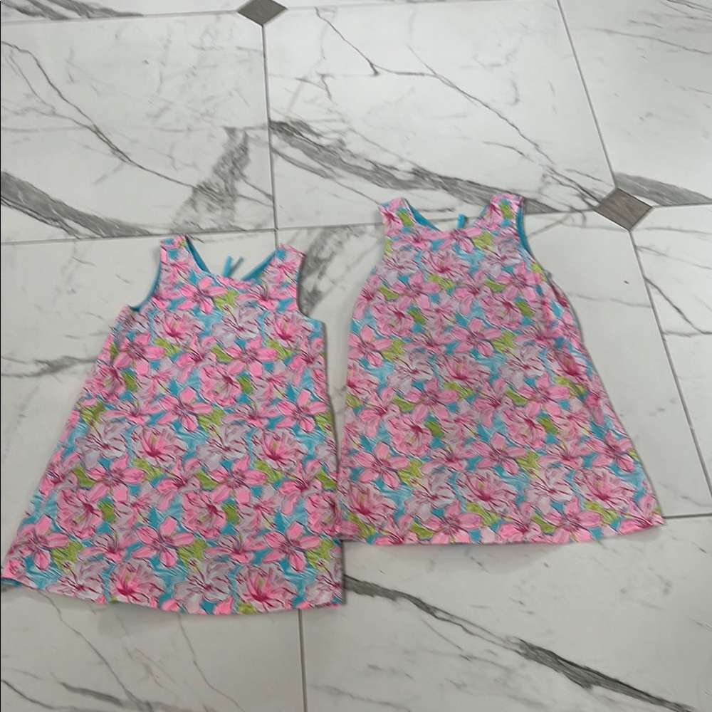 Tommy Bahama Pink and Blue Floral Dresses  (multiple sizes one 7 and one 8)
